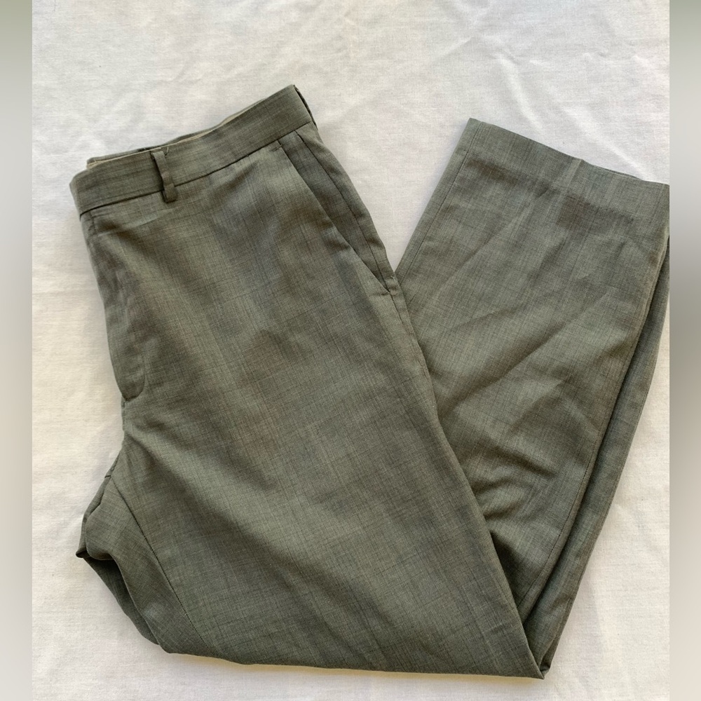 Axist Men Charcoal Dress Pants